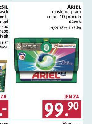 Rossmann Ariel kapsle na praní nabídka