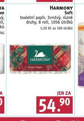 Rossmann Harmony soft toaletní papír nabídka