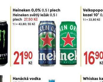 Pivo heineken světlý ležák