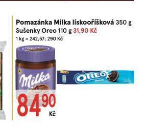 Žabka Sušenky oreo nabídka