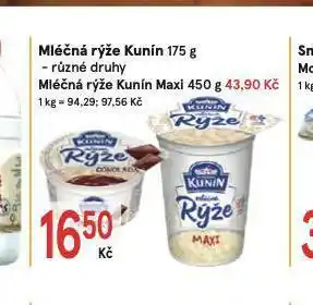 Žabka Mléčná rýže kunín nabídka