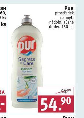 Rossmann Pur prostředek na mytí nádobí nabídka