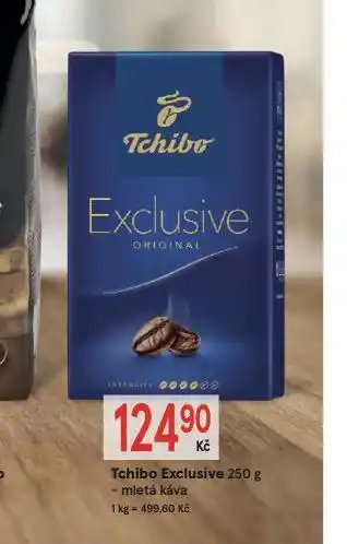 Žabka Tchibo exclusive mletá káva nabídka