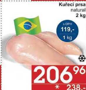 Jip Kuřecí prsa natural, 2 kg nabídka