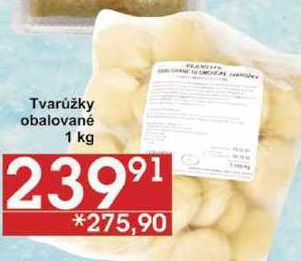 Jip Tvarůžky obalované, 1 kg nabídka
