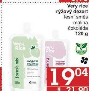 Jip Very rice rýžový dezert lesni směs, 120 g nabídka