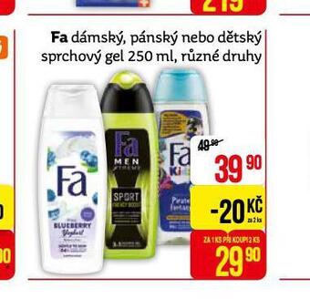 Teta Fa sprchový gel nabídka