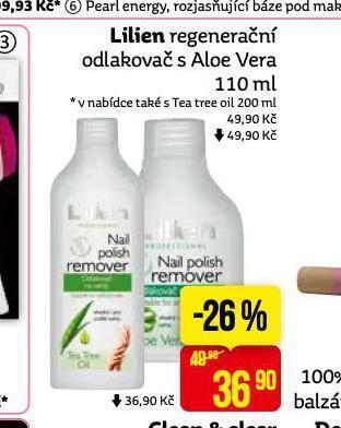 Teta Lilien regenerační odlakovač s aloe vera nabídka