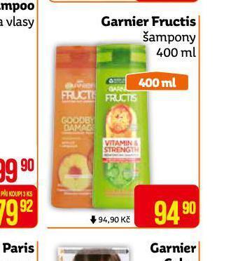 Teta Garnier fructis šampon nabídka