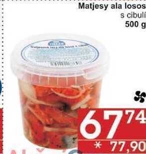 Jip Matjesy ala losos s cibulí, 500 g nabídka