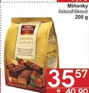 Jip Miňonky lískooříškové, 200 g nabídka