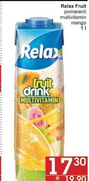 Jip Relax fruit pomeranč, 1 l nabídka