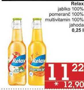 Jip Relax jablko 100%, 0,25 l nabídka