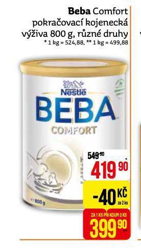 Teta Beba comfort pokračovací kojenecká výživa nabídka