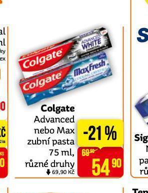 Teta Colgate zubní pasta nabídka