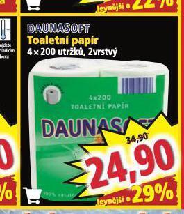 Norma Daunasoft toaletní papír nabídka