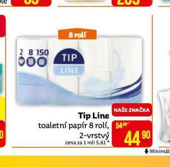 Teta Tip line toaletní papír nabídka