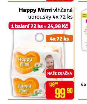 Teta Happy mimi vlhčené ubrousky nabídka