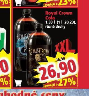 Norma Royal crown cola nabídka
