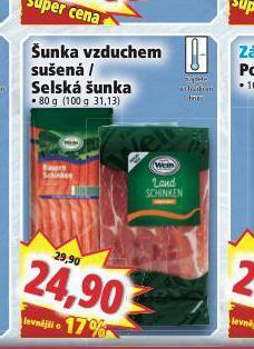 Norma Šunka vzduchem sušená nabídka