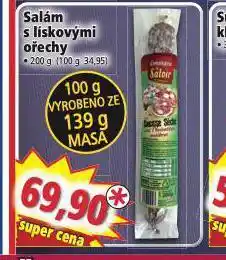 Norma Salám s lískovými ořechy nabídka