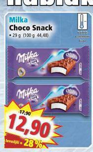 Milka choco snack