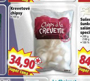 Norma Krevetové chipsy nabídka