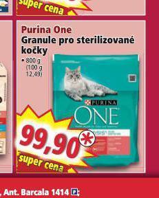 Norma Purina one granule pro sterilizované kočky nabídka