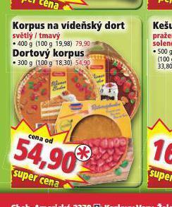 Norma Korpus na vídeňský dort nabídka