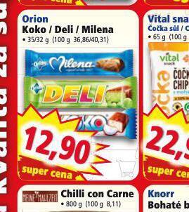 Norma Orion koko / deli / milena nabídka