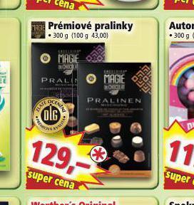Norma Prémiové pralinky nabídka