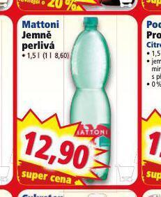 Norma Mattoni jemně perlivá nabídka