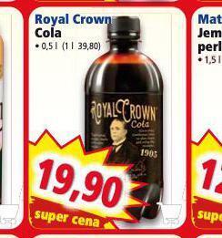 Norma Royal crown cola nabídka