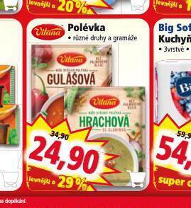Norma Vitana polévka nabídka