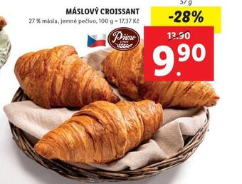 Lidl Máslový croissant nabídka