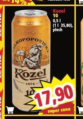 Norma Pivo velkopopovický kozel 10 nabídka