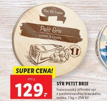 Lidl Sýr petit brie nabídka