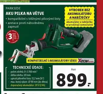 Lidl Aku pilka na větve nabídka