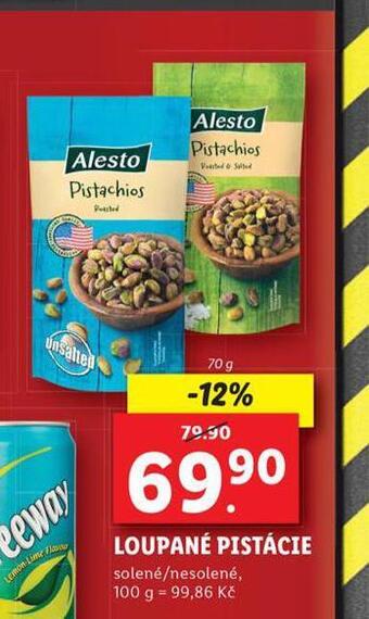 Lidl Loupané pistácie nabídka