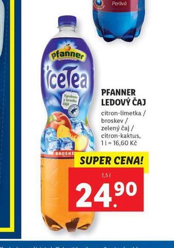 Lidl Pfanner ledový čaj nabídka