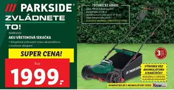 Lidl Aku vřetenová sekačka nabídka