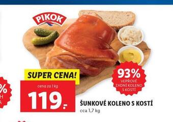 Lidl Šunkové koleno s kostí nabídka
