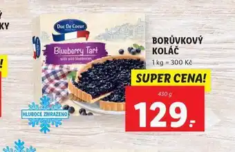 Lidl Borůvkový koláč nabídka