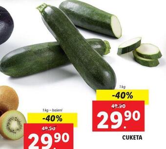Lidl Cuketa nabídka