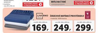 Lidl Žerzejové napínací prostěradlo 90-100 x 200 cm nabídka