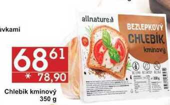 Jip Alnature chlebík kmínový, 350 g nabídka