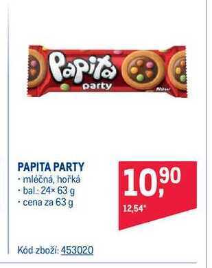 Makro Papita party 63 g nabídka