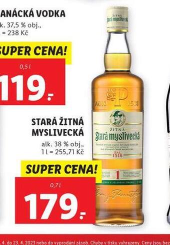 Lidl Stará žitná myslivecká nabídka