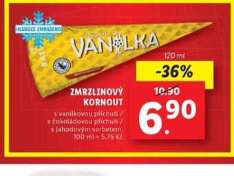 Lidl Zmrzlinový kornout nabídka