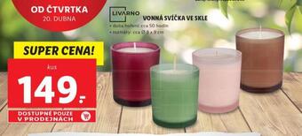 Lidl Vonná svíčka ve skle nabídka